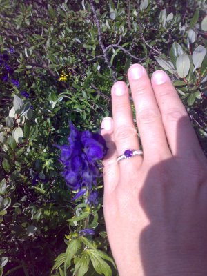 Flower. Hand. Ring.