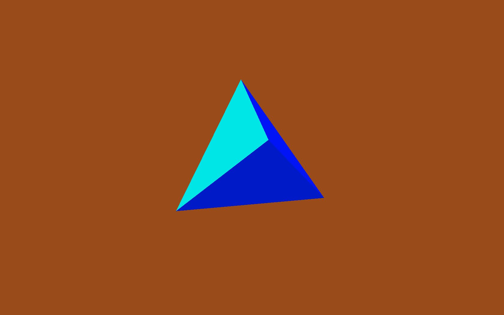 A tetrahedron